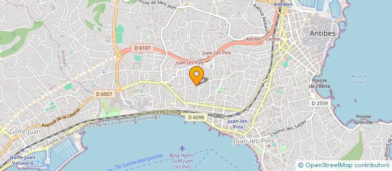 localisation de l'entreprise FINANCIERE EDB à ANTIBES