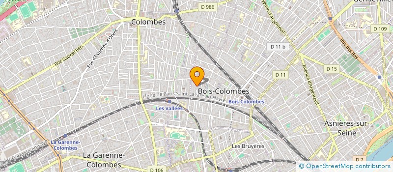 localisation de l'entreprise FINANCIERE EDM à BOIS-COLOMBES