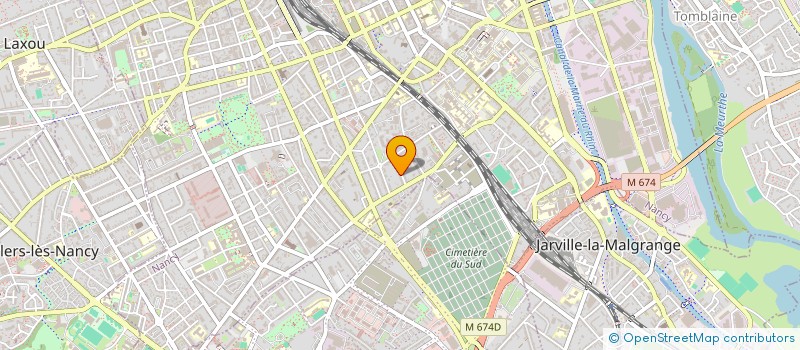 localisation de l'entreprise FINANCIERE EDP  NANCY