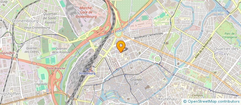 localisation de l'entreprise FINANCIERE EFRAPO  STRASBOURG