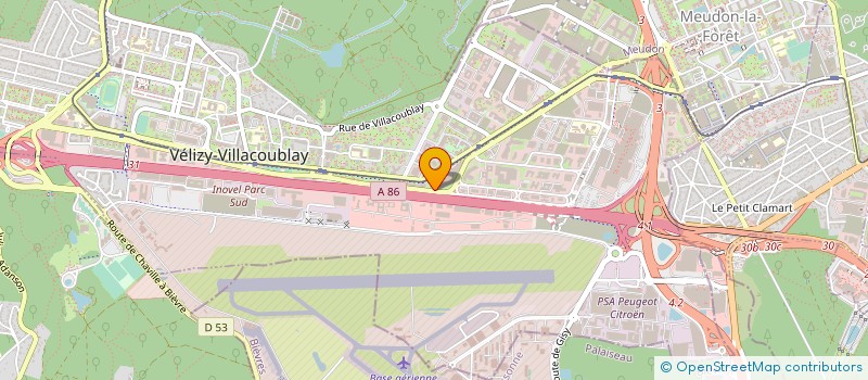 localisation de l'entreprise FINANCIERE EIFFARIE  VELIZY-VILLACOUBLAY