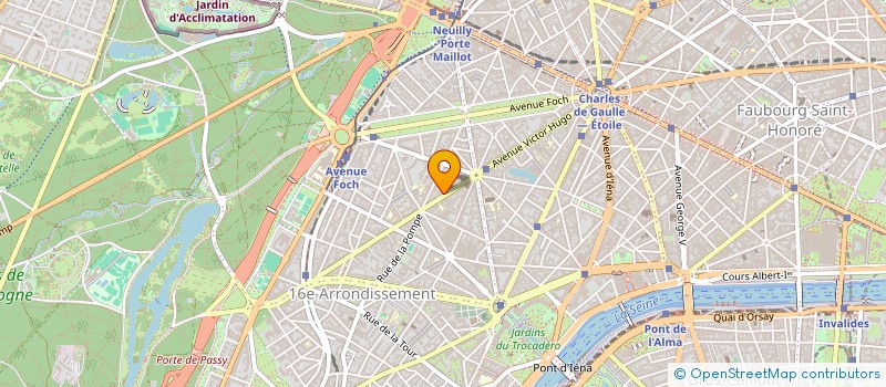 localisation de l'entreprise FINANCIERE EILAU  PARIS