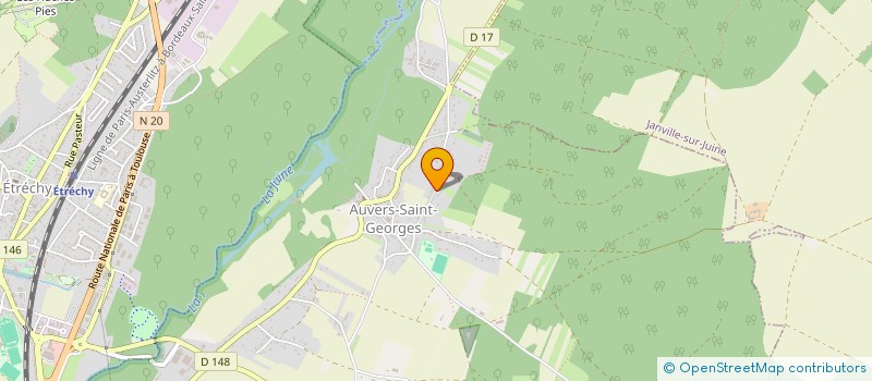 localisation de l'entreprise FINANCIERE EJP  AUVERS-SAINT-GEORGES