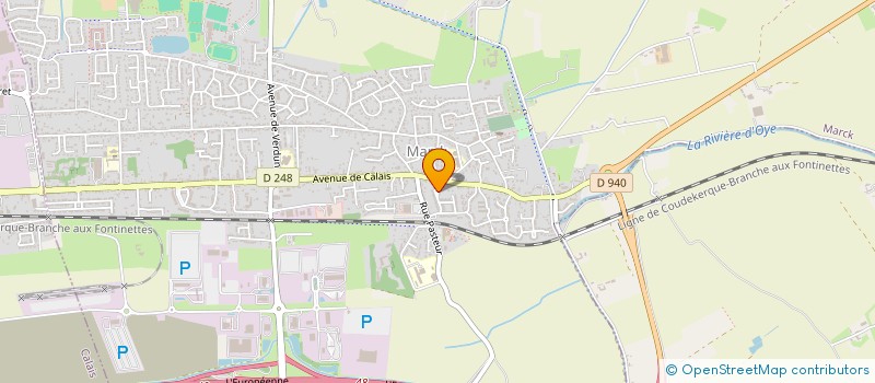 localisation de l'entreprise FINANCIERE ELLEBOUDT  MARCK