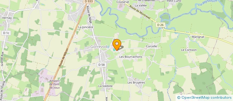 localisation de l'entreprise FINANCIERE ELOSINE à GORREVOD