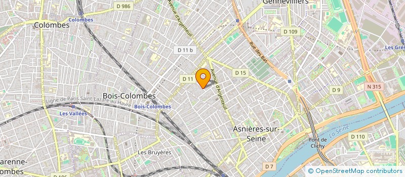 localisation de l'entreprise FINANCIERE ELVIRE  ASNIERES-SUR-SEINE