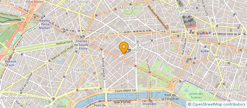 localisation de l'entreprise FINANCIERE ELYSEE 2 à PARIS