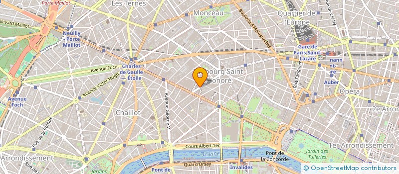 localisation de l'entreprise FINANCIERE ELYSEE 4 à PARIS