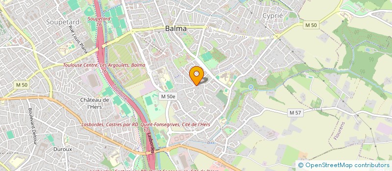 localisation de l'entreprise FINANCIERE EMMA à BALMA