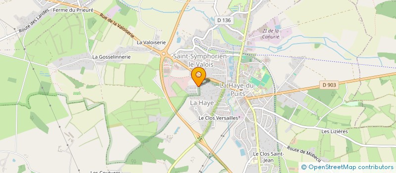 localisation de l'entreprise FINANCIERE EMMANUEL FREMAUX  LA HAYE