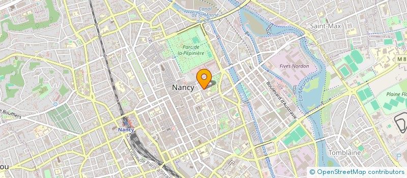 localisation de l'entreprise FINANCIERE EP  NANCY