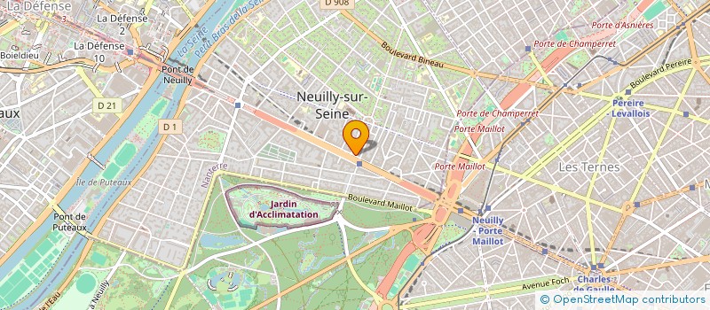 localisation de l'entreprise FINANCIERE ERGET à NEUILLY-SUR-SEINE