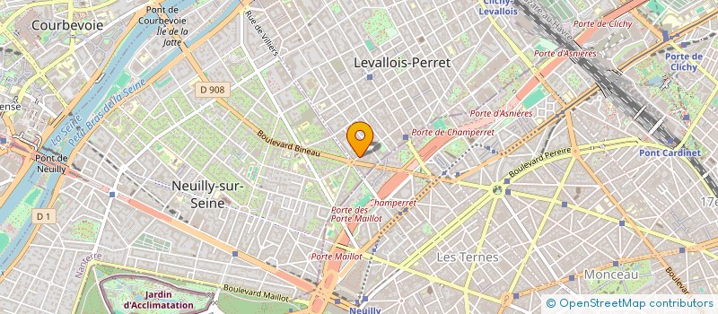 localisation de l'entreprise FINANCIERE ERIC CALEM à LEVALLOIS-PERRET