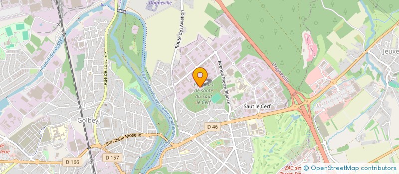 localisation de l'entreprise FINANCIERE ERIC MILLOT  EPINAL