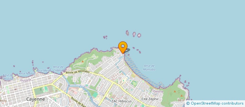 localisation de l'entreprise FINANCIERE ERNEST PREVOT  CAYENNE