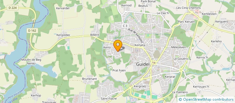 localisation de l'entreprise FINANCIERE ESY  GUIDEL