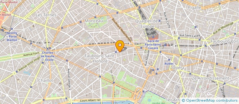 localisation de l'entreprise FINANCIERE ET DEVELOPPEMENT CHANDELIER à PARIS
