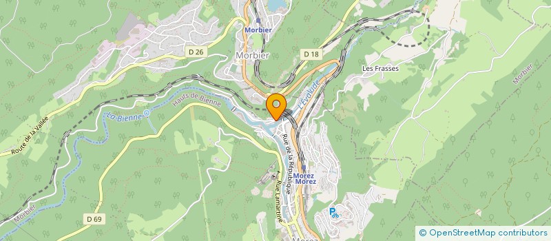 localisation de l'entreprise FINANCIERE ET GESTION COTTEZ  HAUTS DE BIENNE