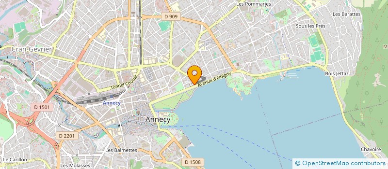 localisation de l'entreprise FINANCIERE ET IMMOBILIERE RONA à ANNECY