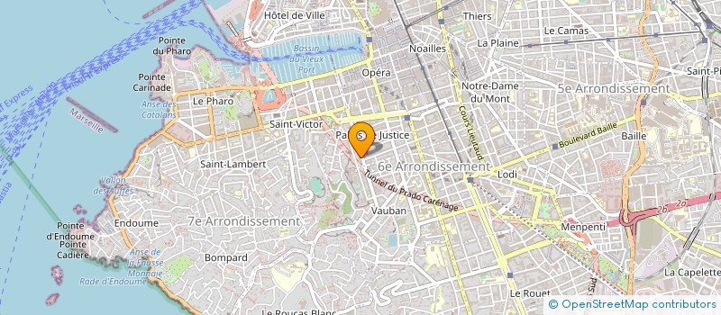 localisation de l'entreprise FINANCIERE ET INDUST CAPELETTE à MARSEILLE