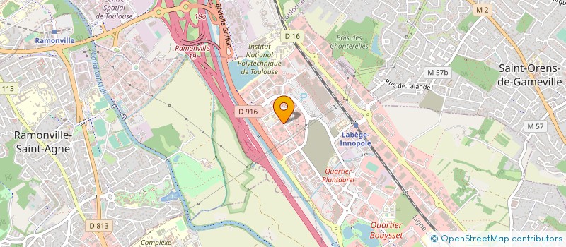localisation de l'entreprise FINANCIERE EUROGICIEL à TOULOUSE