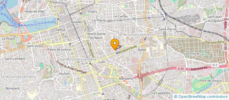 localisation de l'entreprise FINANCIERE EUROPE ET DEVELOPPEMENT à MARSEILLE