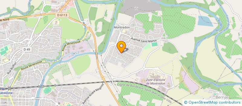 localisation de l'entreprise FINANCIERE FAMILIALE ARNAUD INVEST à CARCASSONNE