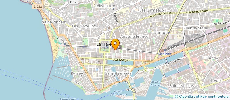 localisation de l'entreprise FINANCIERE FBC à LE HAVRE