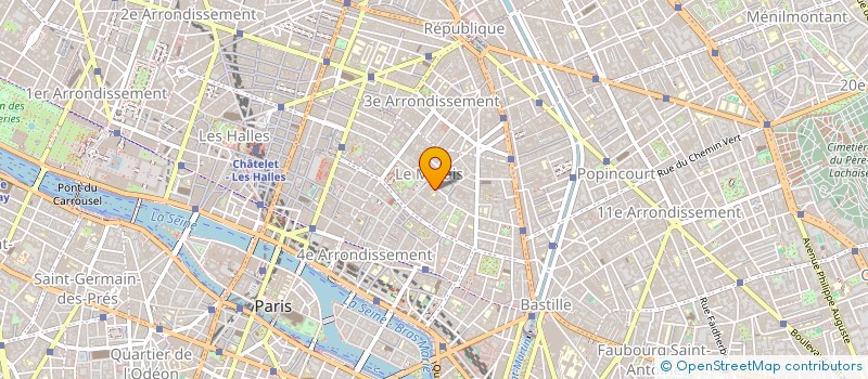 localisation de l'entreprise FINANCIERE FCVL à PARIS