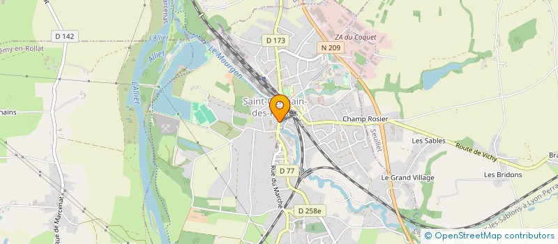 localisation de l'entreprise FINANCIERE FGM  SAINT-GERMAIN-DES-FOSSES