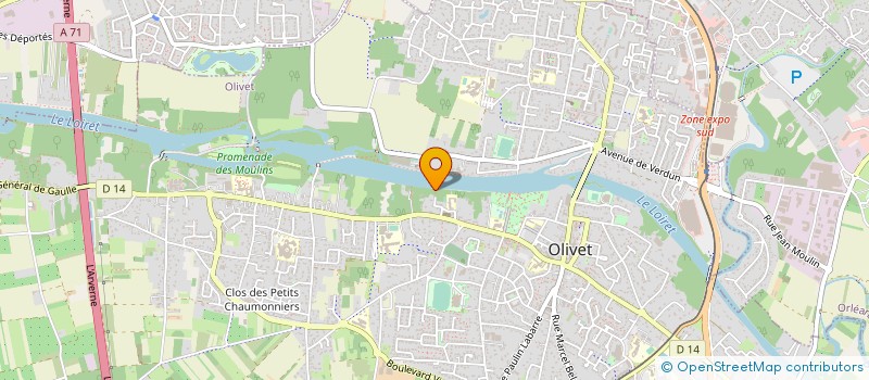 localisation de l'entreprise FINANCIERE FLAUBERT à OLIVET