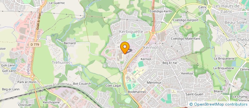 localisation de l'entreprise FINANCIERE FLORA GOUAILLIER-VULCAIN à VANNES
