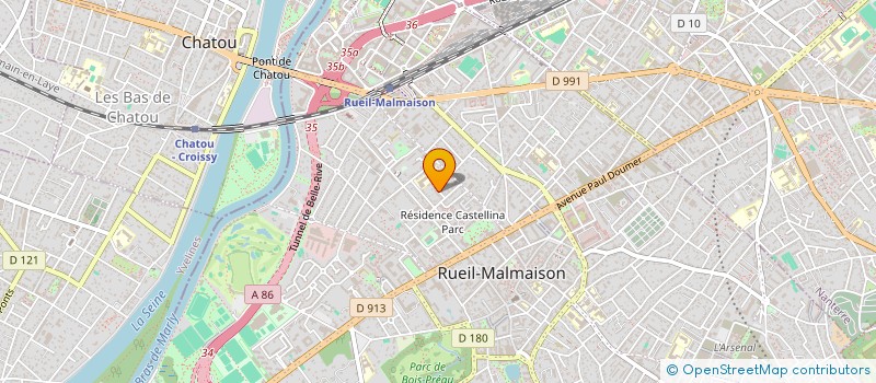 localisation de l'entreprise FINANCIERE FNLG à RUEIL-MALMAISON