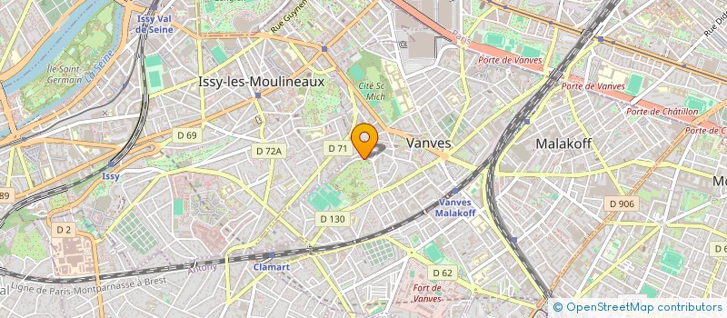 localisation de l'entreprise FINANCIERE FRANCE TELECOMMUNICATIONS à VANVES