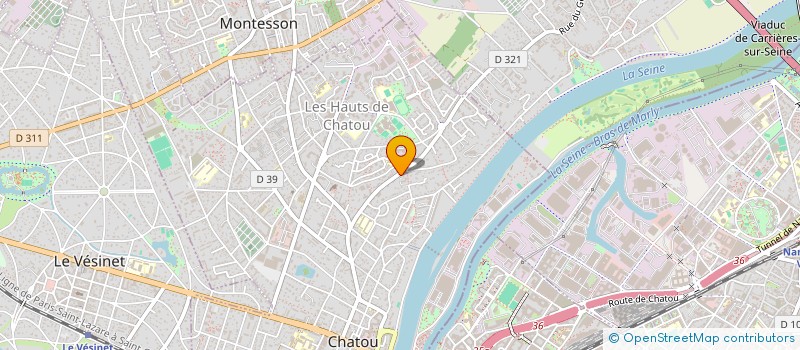 localisation de l'entreprise FINANCIERE FRANKLIN à CHATOU