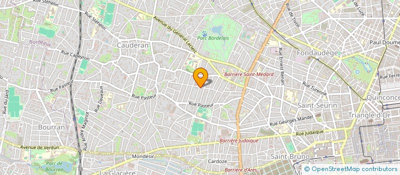 localisation de l'entreprise FINANCIERE FREDANS  BORDEAUX