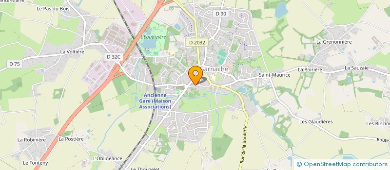 localisation de l'entreprise FINANCIERE FROGER  CHATEAUNEUF