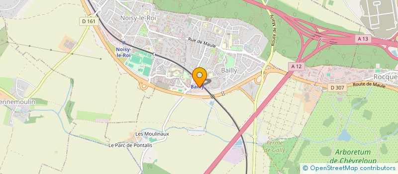 localisation de l'entreprise FINANCIERE G & G à BAILLY