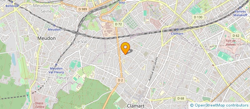 localisation de l'entreprise FINANCIERE GAB-K  CLAMART