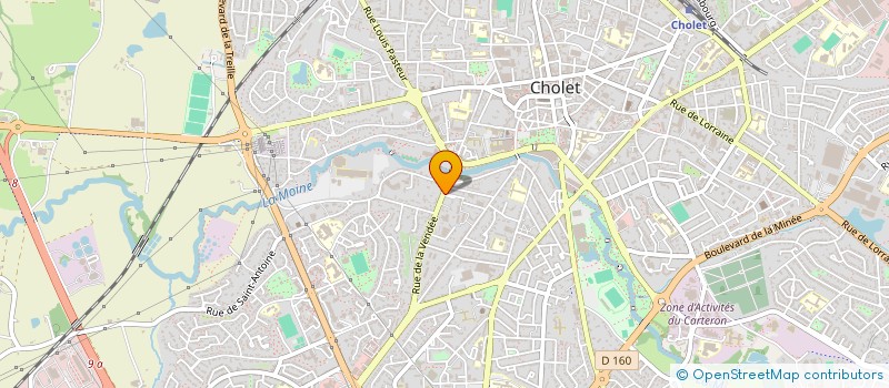 localisation de l'entreprise FINANCIERE GABORIAU à CHOLET