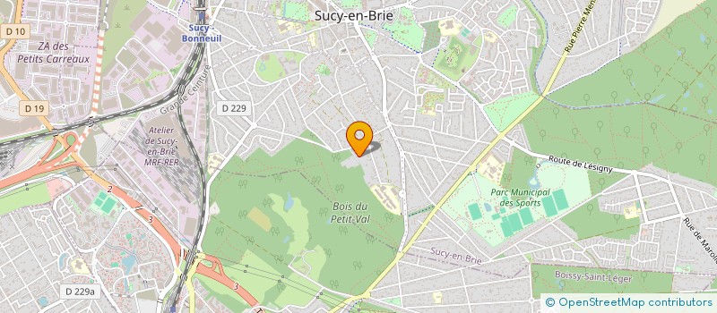 localisation de l'entreprise FINANCIERE GAJEK à SUCY-EN-BRIE