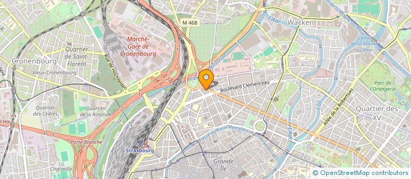 localisation de l'entreprise FINANCIERE GALKERA à STRASBOURG