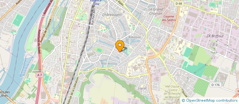 localisation de l'entreprise FINANCIERE GALLAND  VALENCE