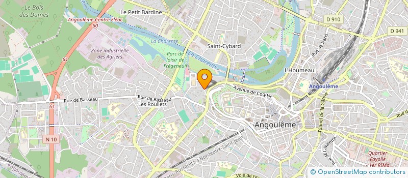 localisation de l'entreprise FINANCIERE GATIGNOL à ANGOULEME