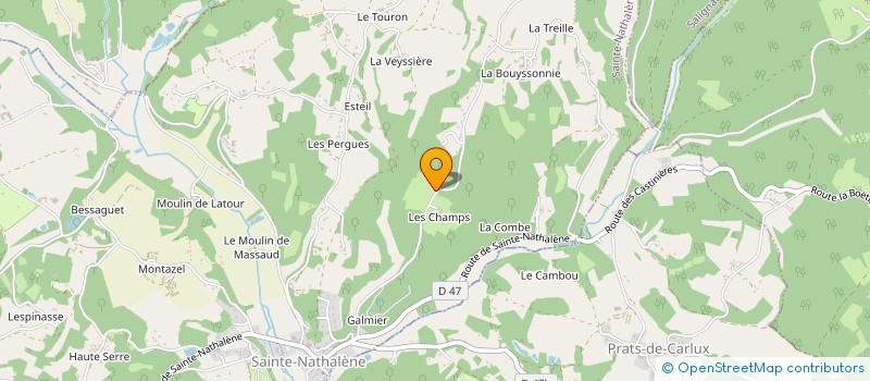 localisation de l'entreprise FINANCIERE GAUBERT  SAINTE-NATHALENE