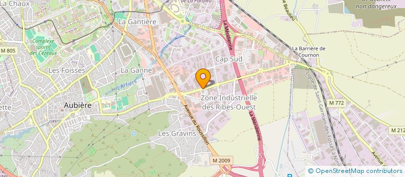 localisation de l'entreprise FINANCIERE GC  AUBIERE