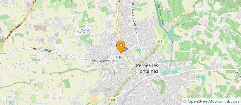 localisation de l'entreprise FINANCIERE GC INVESTISSEMENTS à PERNES-LES-FONTAINES