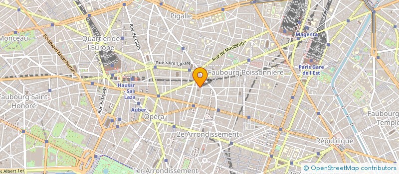 localisation de l'entreprise FINANCIERE GENTIANE  PARIS