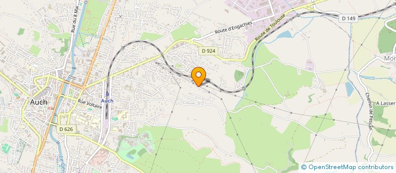 localisation de l'entreprise FINANCIERE GERVAISE  AUCH