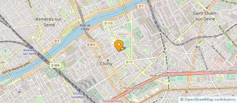 localisation de l'entreprise FINANCIERE GILLES GABRIEL GRESLE à CLICHY
